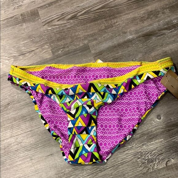 Take 50% OFF- Arizona Jean Co. Reversible Multicolor Bikini Bottom, Size-XL - Picture 1 of 6
